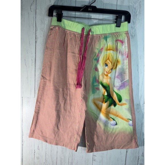 Vintage Disney Tinker Bell Pajama Set Womens Small 2 Piece - Picture 2 of 6
